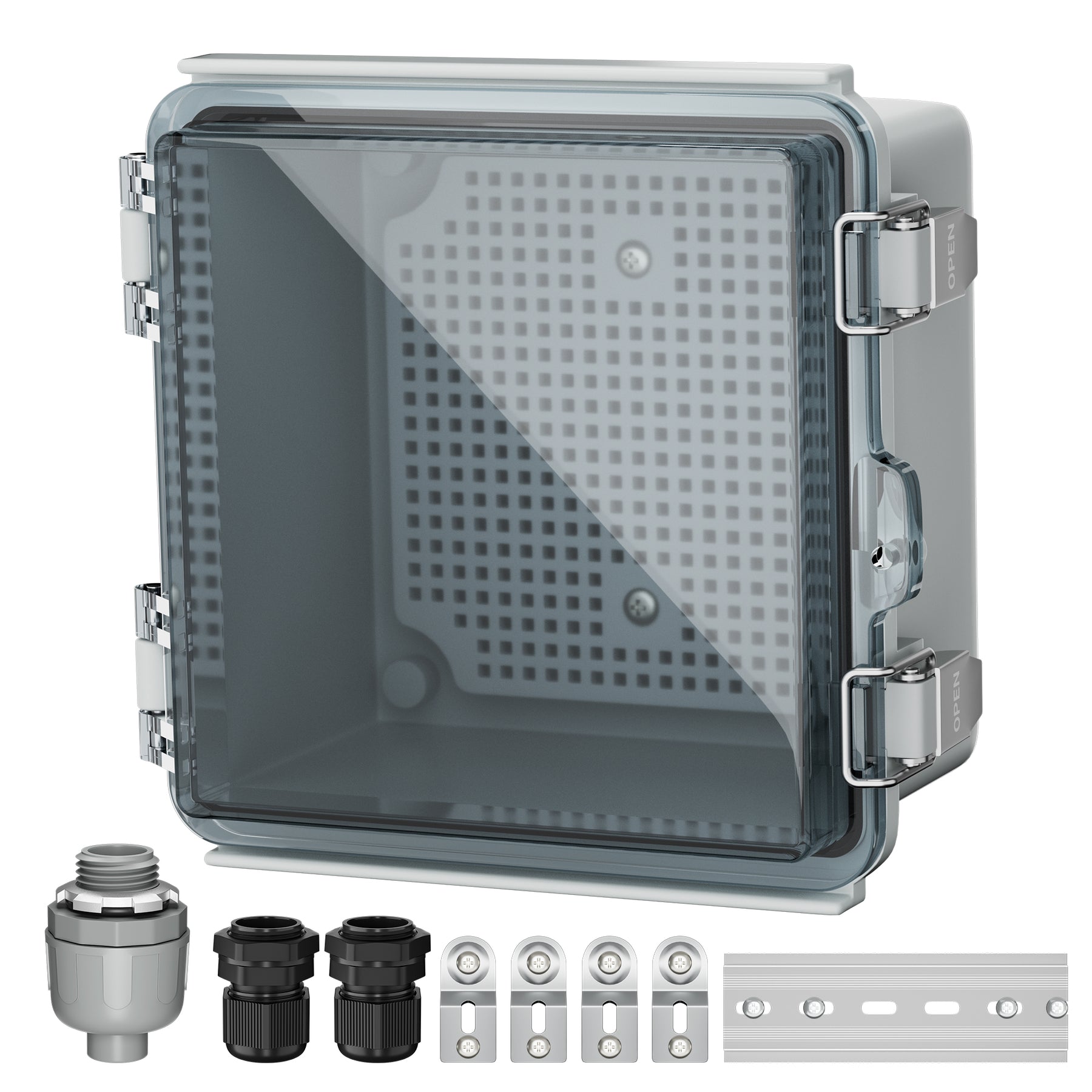 Transparent IP67 Plastic Electric Project Box Enclosure with Mounting Accessories-DRC 1 | +254100720022 Transparent IP67 Plastic Electric Project Box Enclosure with Mounting Accessories-DRC