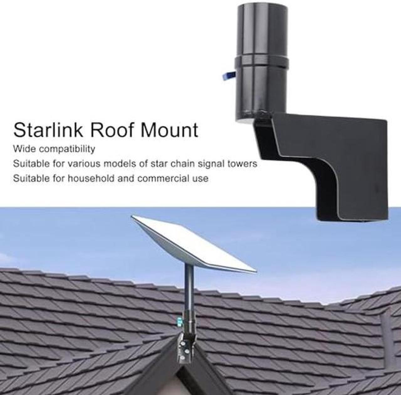 Short Wall Mount, Roof Mount, Star Link Pole Mount, Mounting Kit, Mounting Bracket for Internet Kit Satellite with 10xAccessories (Black) 2 | +254100720022 Short Wall Mount, Roof Mount, Star Link Pole Mount, Mounting Kit, Mounting Bracket for Internet Kit Satellite with 10xAccessories (Black) - Image 2