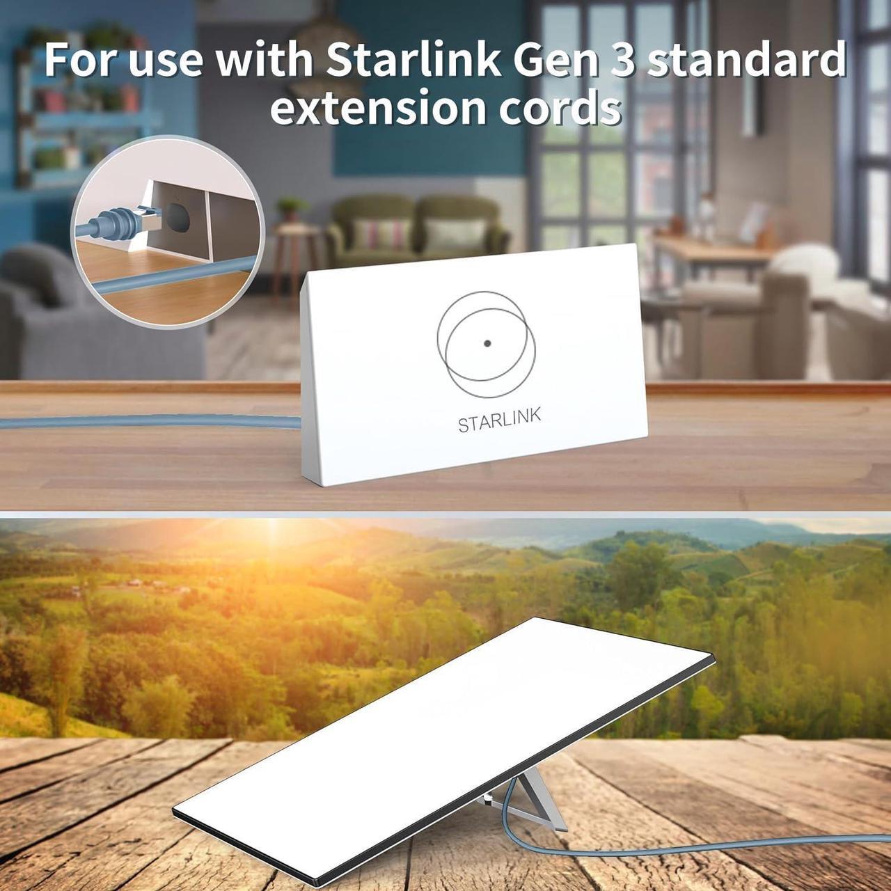 Teeaam Starlink Gen 3 Cable 131FT/40M,Starlink Replacement Cable for Starlink Standard V3 Dish/Mini Starlink Extension Cable Internet Kit Satellite Starlink Accessories - Waterproof Grey 5 | +254100720022 Teeaam Starlink Gen 3 Cable 131FT/40M,Starlink Replacement Cable for Starlink Standard V3 Dish/Mini Starlink Extension Cable Internet Kit Satellite Starlink Accessories - Waterproof Grey - Image 5