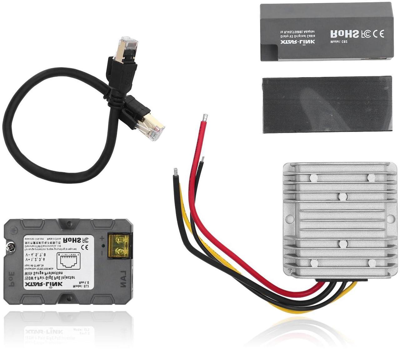PoE Injector Kit for Starlink Dish V2 Internet Kit Satellite, Satellite Disk Cable Adapter to RJ45, DC Boost Converter 12V to 48V - DRC 1 | +254100720022 PoE Injector Kit for Starlink Dish V2 Internet Kit Satellite, Satellite Disk Cable Adapter to RJ45, DC Boost Converter 12V to 48V - DRC