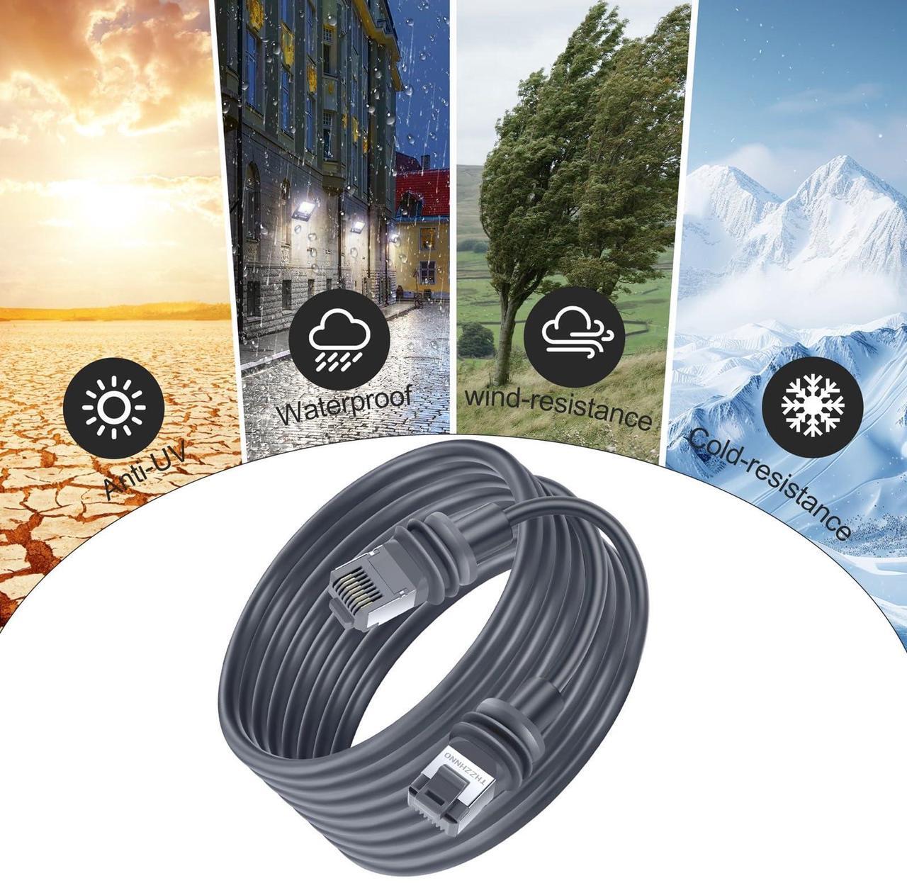Thzzhnno Starlink Gen 3 Cable 150FT, 1000Mbps Starlink Cable Gen 3 Replacement Cord for Standard V3 Starlink Ethernet Cable, FTP Extension Waterproof Outdoor Starlink Cable Gen 3 Gra - DRC 3 | +254100720022 Thzzhnno Starlink Gen 3 Cable 150FT, 1000Mbps Starlink Cable Gen 3 Replacement Cord for Standard V3 Starlink Ethernet Cable, FTP Extension Waterproof Outdoor Starlink Cable Gen 3 Gra - DRC - Image 3