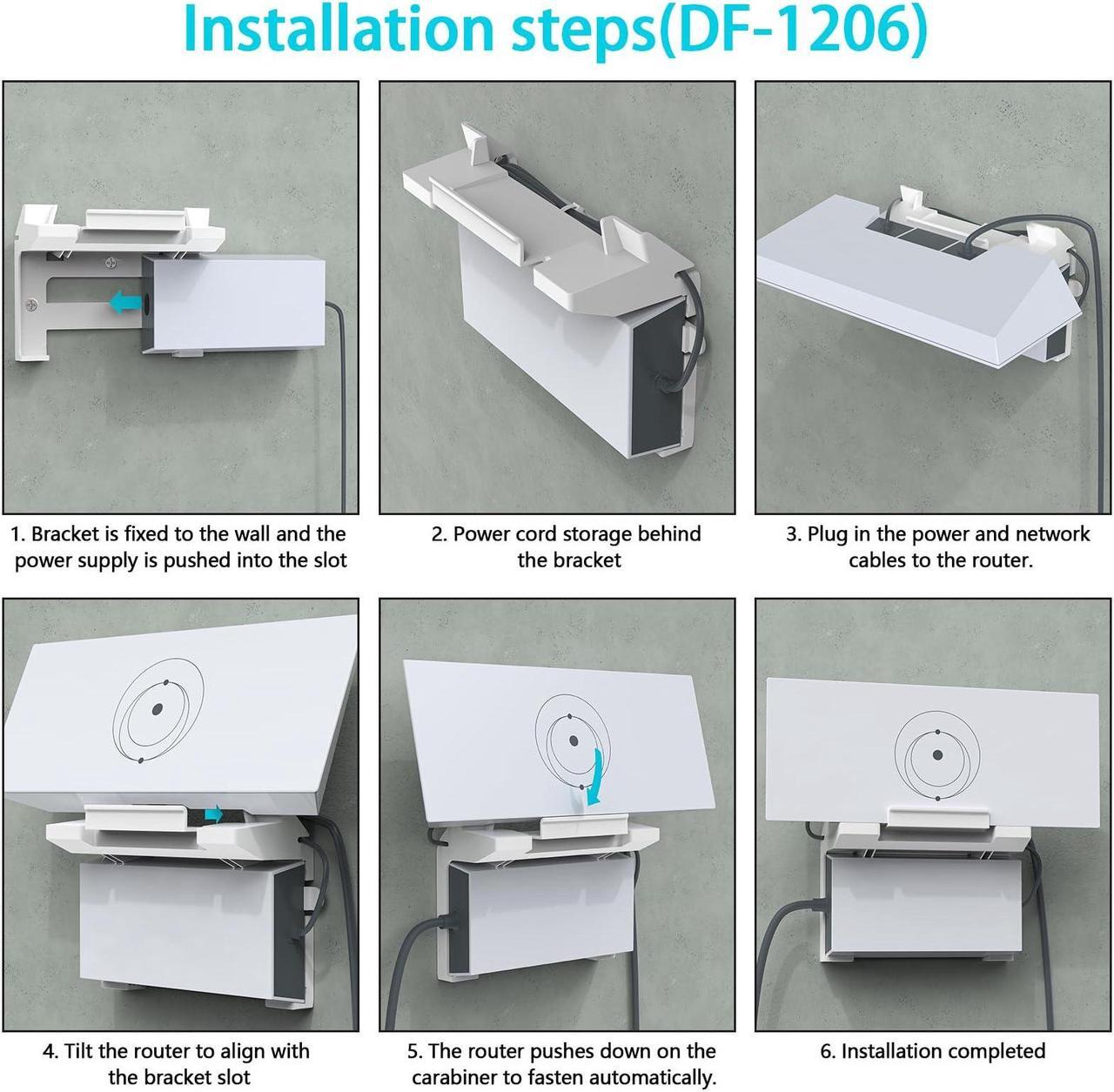 MSAFF 2 in 1 Starlink Gen 3 Router Mount & StarLink V3 Power Supply Brackets Holder - Star Link Internet Kit Satellite, Signal Integrity Space Saving, ABS Stability Wall Holder - DRC 3 | +254100720022 MSAFF 2 in 1 Starlink Gen 3 Router Mount & StarLink V3 Power Supply Brackets Holder - Star Link Internet Kit Satellite, Signal Integrity Space Saving, ABS Stability Wall Holder - DRC - Image 3
