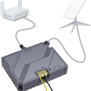 MSAFF Starlink PoE Injector - 150W Gigabit PoE Injector Compatible with Starlink Standard Actuated Gen 2 Dish 3-in-1 12v Conversion Kit with SPX Cable Adapter and Converter DC 9-36V Input 80 | +254100720022 BB68D2406210K93DAED | +254100720022