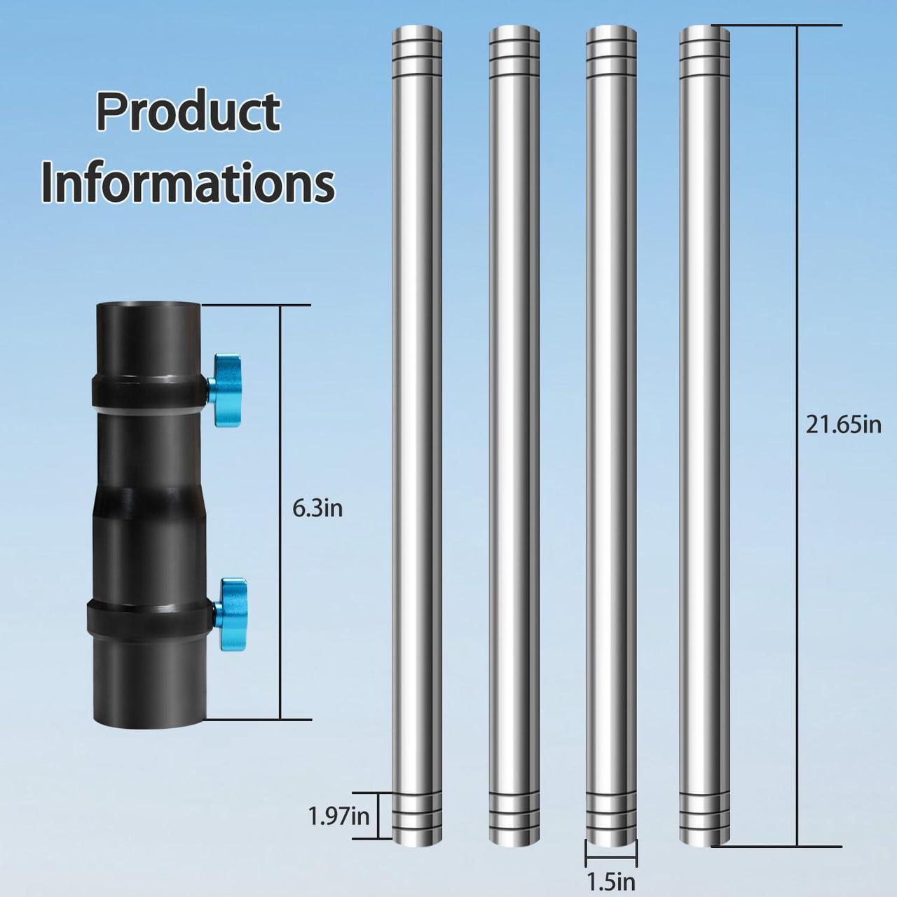 DNShorix Starlink Pole Mount, Starlink RV Mount Kit Features a Durable 1.5'' Diameter Pole, 7ft Starlink Ground Pole Mount, Starlink Gen 2 Pipe Adapter Included 5 | +254100720022 DNShorix Starlink Pole Mount, Starlink RV Mount Kit Features a Durable 1.5'' Diameter Pole, 7ft Starlink Ground Pole Mount, Starlink Gen 2 Pipe Adapter Included - Image 5