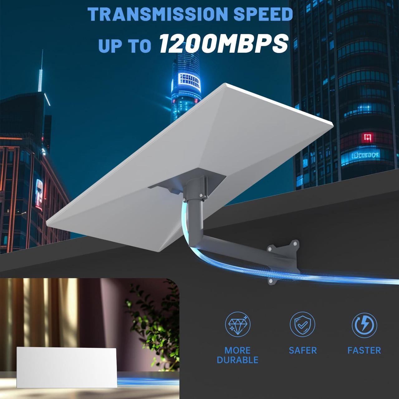 Zinweyton Cable Gen3 75FT for Starlink Gen 3 Standard Kit, Ethernet Cable for Star Link V3 Waterproof Grey 3 | +254100720022 Zinweyton Cable Gen3 75FT for Starlink Gen 3 Standard Kit, Ethernet Cable for Star Link V3 Waterproof Grey - Image 3