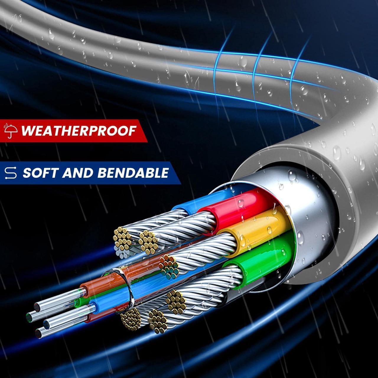Voicinlili Starlink Rectangular Satellite V2 100Ft Replacement Cable, Starlink Extension Cable, Router 3 | +254100720022 Voicinlili Starlink Rectangular Satellite V2 100Ft Replacement Cable, Starlink Extension Cable, Router - Image 3