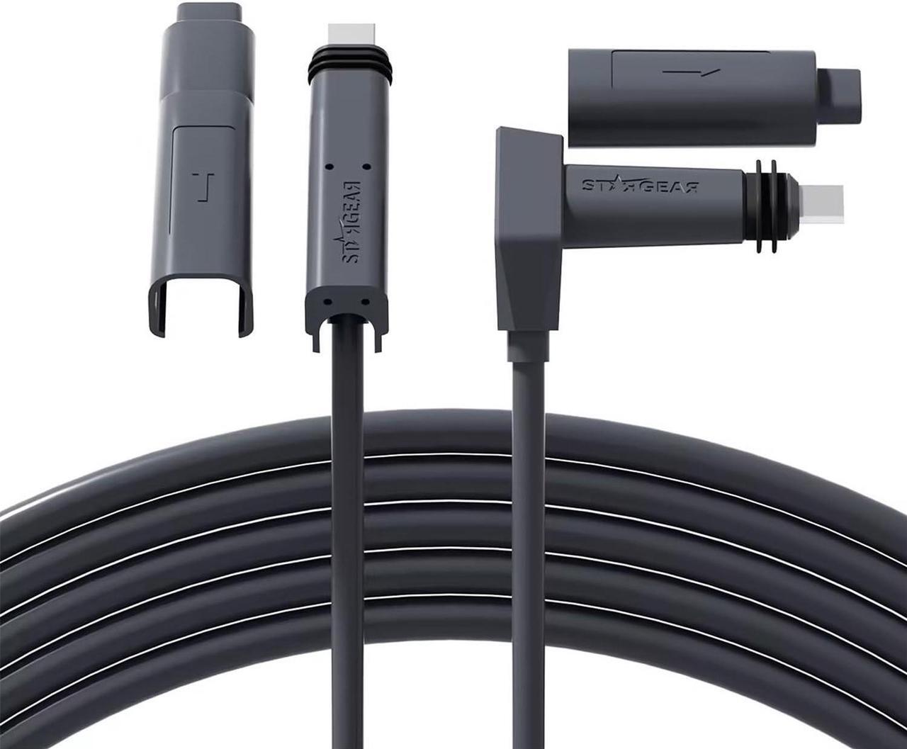 Klutchtech Starlink Cable 300FT Replacement Cable for Starlink Standard Actuated Gen 2, Starlink Cable Extension V2 with End Caps Starlink Accessories Waterproof Gray (300FT/91M) - DRC 1 | +254100720022 Klutchtech Starlink Cable 300FT Replacement Cable for Starlink Standard Actuated Gen 2, Starlink Cable Extension V2 with End Caps Starlink Accessories Waterproof Gray (300FT/91M) - DRC