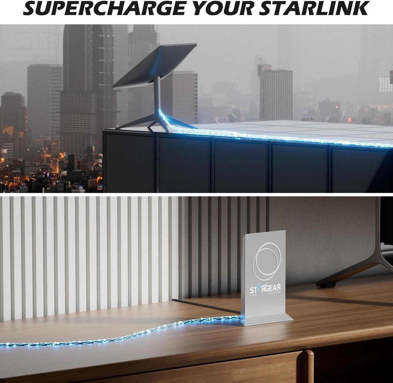 Klutchtech Starlink Cable 300FT Replacement Cable for Starlink Standard Actuated Gen 2, Starlink Cable Extension V2 with End Caps Starlink Accessories Waterproof Gray (300FT/91M) - DRC 2 | +254100720022 Klutchtech Starlink Cable 300FT Replacement Cable for Starlink Standard Actuated Gen 2, Starlink Cable Extension V2 with End Caps Starlink Accessories Waterproof Gray (300FT/91M) - DRC - Image 2