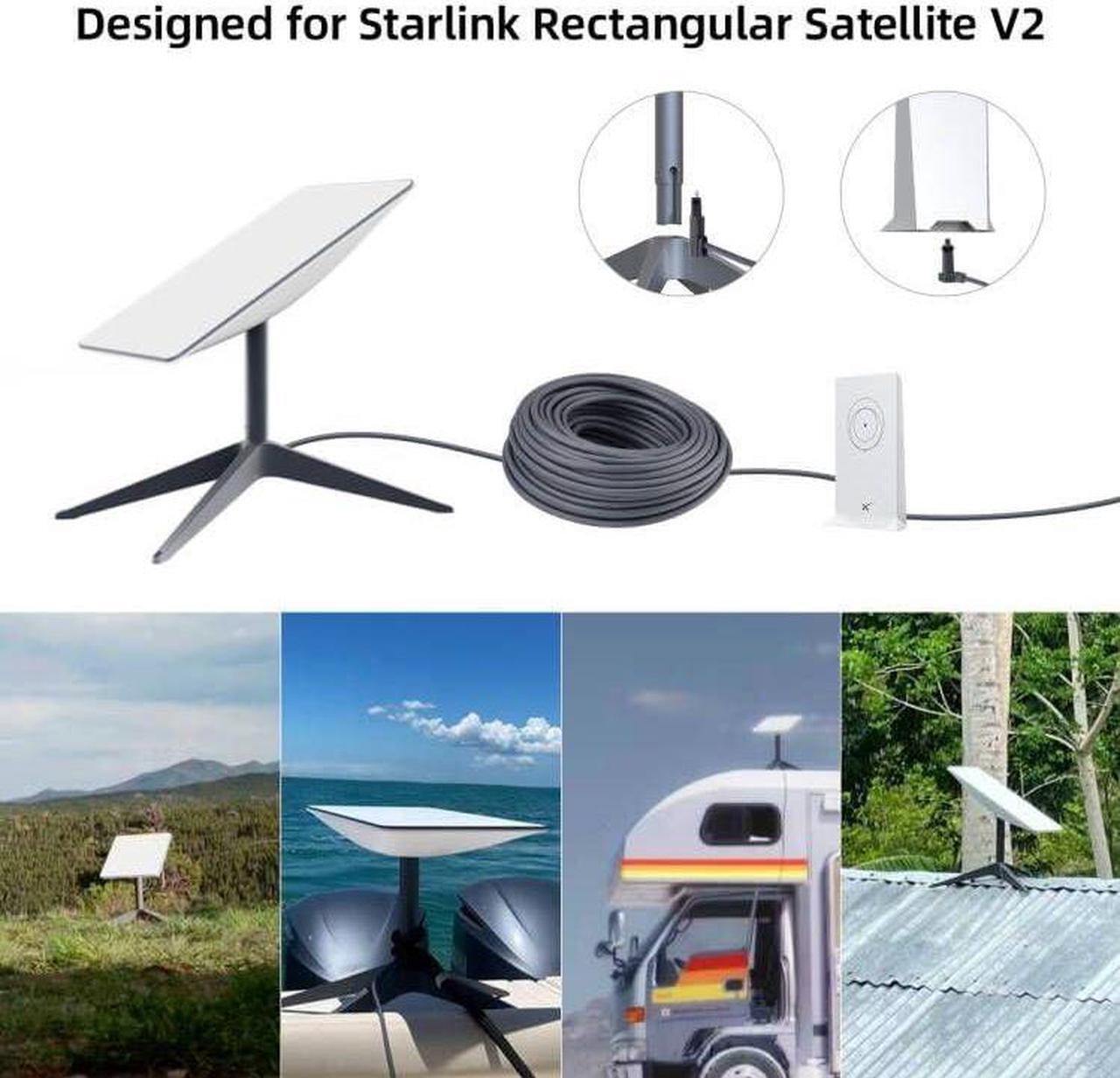 XTAR Starlink Satellite Replacement Cable for Starlink Rectangular Satellite V2, 75FT Starlink Cable Extension Waterproof (75FT/22.9M) - DRC 2 | +254100720022 XTAR Starlink Satellite Replacement Cable for Starlink Rectangular Satellite V2, 75FT Starlink Cable Extension Waterproof (75FT/22.9M) - DRC - Image 2