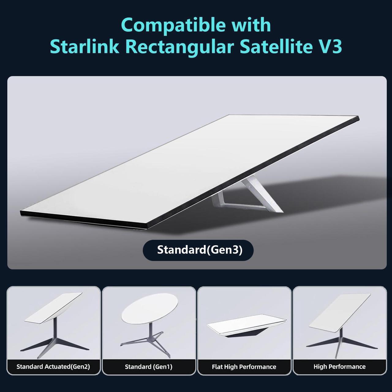 Orbram Starlink Gen 3 Cable 100FT/30.5M & Cat 8 Ethernet Cable 15FT, Starlink Cable Outdoor, Durable 24AWG Waterproof Extension Cable for Starlink V3, Rectangular Satellite &Mini Dish - DRC 2 | +254100720022 Orbram Starlink Gen 3 Cable 100FT/30.5M & Cat 8 Ethernet Cable 15FT, Starlink Cable Outdoor, Durable 24AWG Waterproof Extension Cable for Starlink V3, Rectangular Satellite &Mini Dish - DRC - Image 2