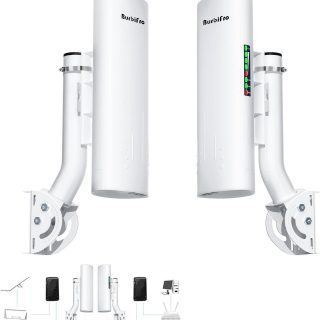 Point to Point Starlink Internet Wireless Long Range Transmission with Bracket Mount for Starlink Gen 3 Router, Starlink WiFi Extender, 5.8GHz 3KM 1000Mbps with 18dBi High Gain Antenna, 2 Pack - DRC 96 | +254100720022 BRESD2412300ZY2CR34 | +254100720022