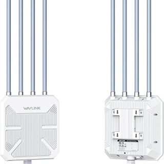 WAVLINK Outdoor WiFi 6 Wireless Access Point, AX1800 WiFi 6 Extender Long Range, Support Active PoE, 4x8dBi Antennas,Work with Starlink/Repeater/Router,IP67,Up to 128 Devices for Farm,Yard,RV,Campsite 18 | +254100720022 BRESD24123014LW0530 | +254100720022