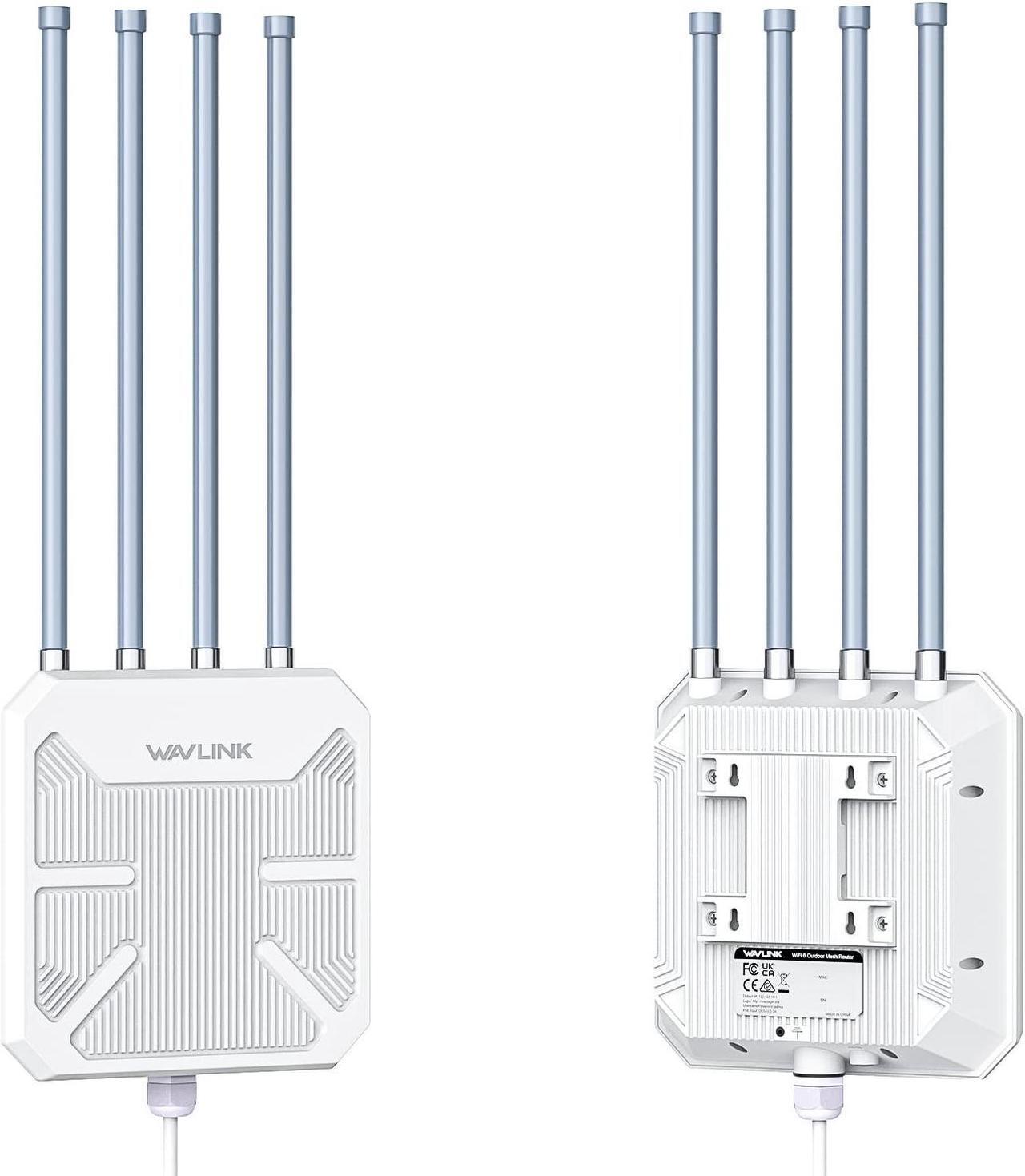 WAVLINK Outdoor WiFi 6 Wireless Access Point, AX1800 WiFi 6 Extender Long Range, Support Active PoE, 4x8dBi Antennas,Work with Starlink/Repeater/Router,IP67,Up to 128 Devices for Farm,Yard,RV,Campsite 1 | +254100720022 WAVLINK Outdoor WiFi 6 Wireless Access Point, AX1800 WiFi 6 Extender Long Range, Support Active PoE, 4x8dBi Antennas,Work with Starlink/Repeater/Router,IP67,Up to 128 Devices for Farm,Yard,RV,Campsite