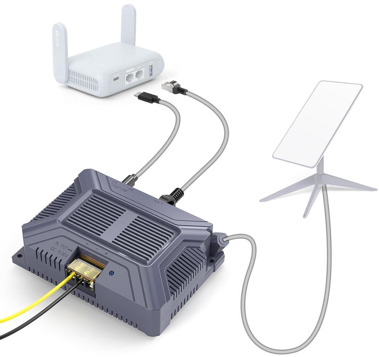 XLTTYWL Starlink V2 Poe Injector, 180W 5 in 1 12v Starlink Conversion Kit with USB & Type-C Power Output, SPX Cable Adapter&Converter DC 9-36V/180W and Cable Caddy for Starlink V2 Dishy 2 | +254100720022 XLTTYWL Starlink V2 Poe Injector, 180W 5 in 1 12v Starlink Conversion Kit with USB & Type-C Power Output, SPX Cable Adapter&Converter DC 9-36V/180W and Cable Caddy for Starlink V2 Dishy - Image 2
