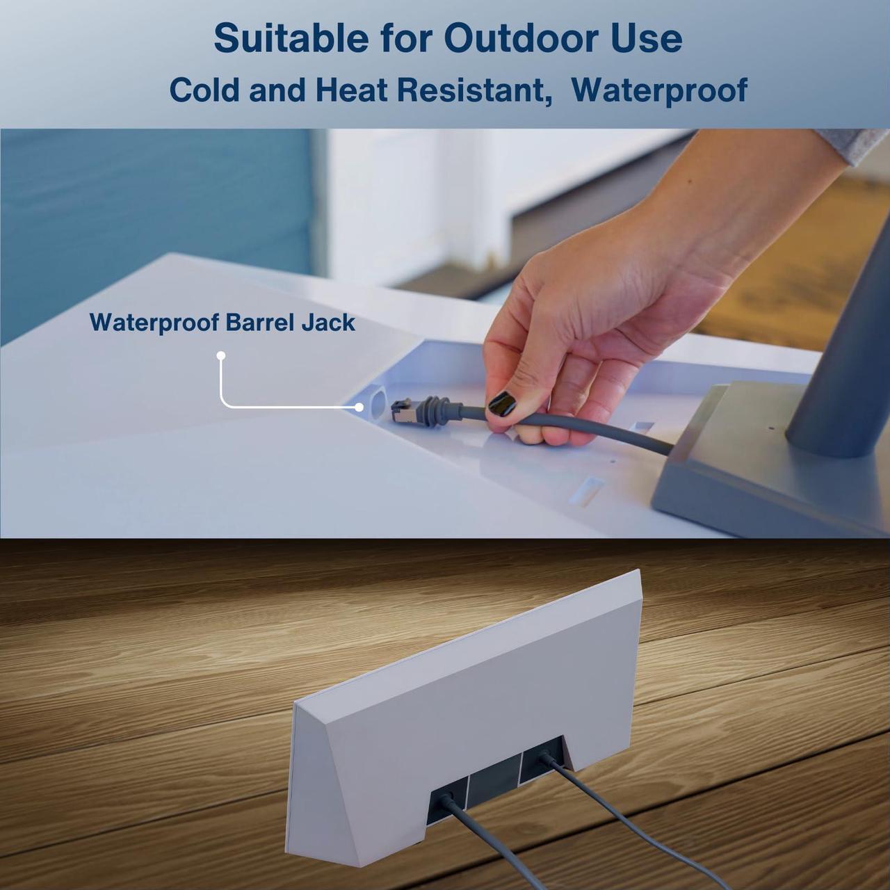 Steinwhale Ethernet Cable for Starlink Standard/Gen 3 and Mini 15M/50FT, Waterproof Barrel Jack, 26AWG CAT5E 1000Mbps Data Transfer, Outdoor Use, Cold & Heat Resistant, Replacement Extension Cable - DRC 3 | +254100720022 Steinwhale Ethernet Cable for Starlink Standard/Gen 3 and Mini 15M/50FT, Waterproof Barrel Jack, 26AWG CAT5E 1000Mbps Data Transfer, Outdoor Use, Cold & Heat Resistant, Replacement Extension Cable - DRC - Image 3