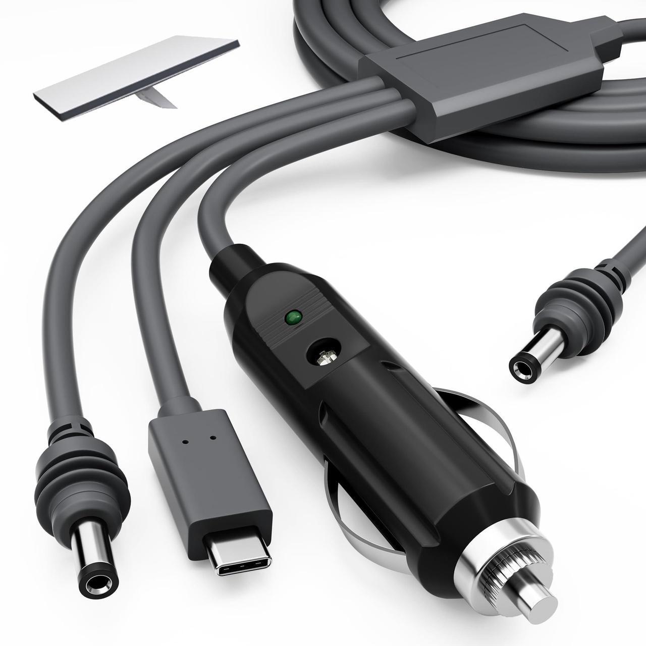 Starlink Mini 3-in-1 DC Power Cable 16FT, USB-C 12-24V Cigarette Lighter Plug & DC Male Cord Input Power Cable, Waterproof Power Cord Accessories for Starlink Mini 1 | +254100720022 Starlink Mini 3-in-1 DC Power Cable 16FT, USB-C 12-24V Cigarette Lighter Plug & DC Male Cord Input Power Cable, Waterproof Power Cord Accessories for Starlink Mini