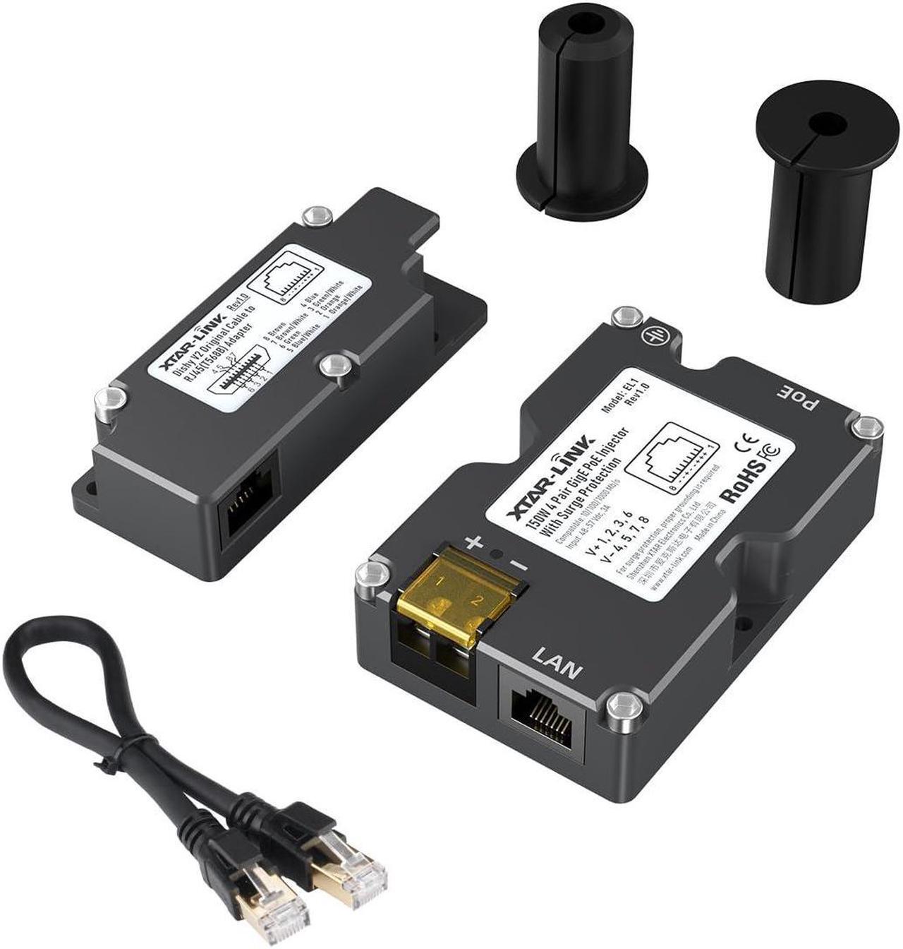 Starlink PoE Injector-150W GigE with Starlink Dish Cable Adapter to RJ45,Starlink Ethernet Adpater Kit- Surge & ESD Protection with High-Speed Network, Ideal for Starlink Internet Kit Satellite 1 | +254100720022 Starlink PoE Injector-150W GigE with Starlink Dish Cable Adapter to RJ45,Starlink Ethernet Adpater Kit- Surge & ESD Protection with High-Speed Network, Ideal for Starlink Internet Kit Satellite