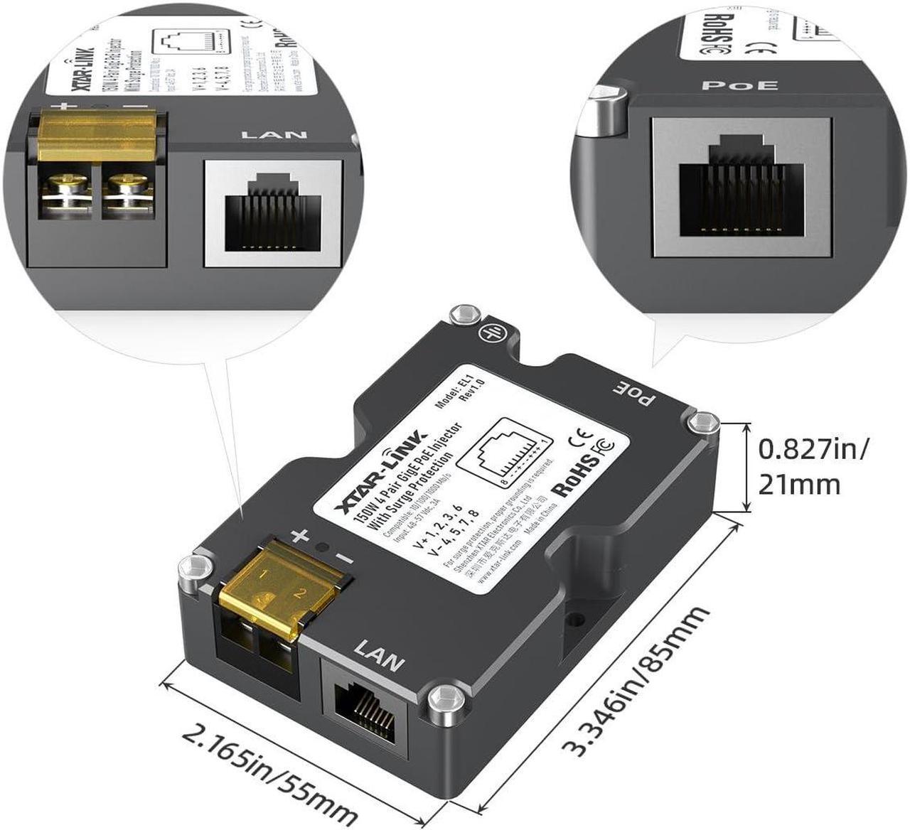 Starlink PoE Injector-150W GigE with Starlink Dish Cable Adapter to RJ45,Starlink Ethernet Adpater Kit- Surge & ESD Protection with High-Speed Network, Ideal for Starlink Internet Kit Satellite 2 | +254100720022 Starlink PoE Injector-150W GigE with Starlink Dish Cable Adapter to RJ45,Starlink Ethernet Adpater Kit- Surge & ESD Protection with High-Speed Network, Ideal for Starlink Internet Kit Satellite - Image 2