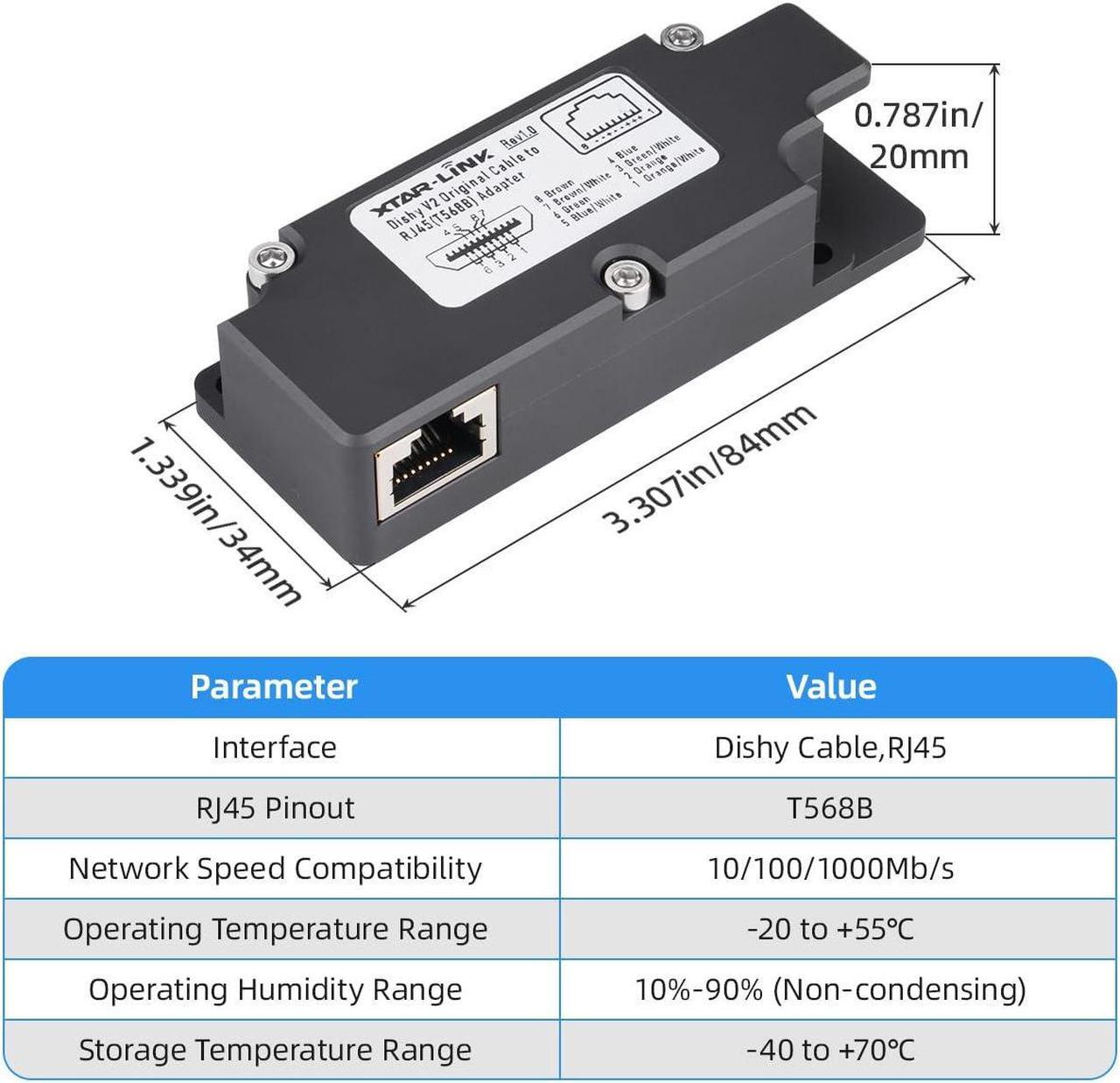 Starlink PoE Injector-150W GigE with Starlink Dish Cable Adapter to RJ45,Starlink Ethernet Adpater Kit- Surge & ESD Protection with High-Speed Network, Ideal for Starlink Internet Kit Satellite 5 | +254100720022 Starlink PoE Injector-150W GigE with Starlink Dish Cable Adapter to RJ45,Starlink Ethernet Adpater Kit- Surge & ESD Protection with High-Speed Network, Ideal for Starlink Internet Kit Satellite - Image 5