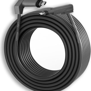 GTOMNI Starlink Cable 75FT(46M) for Starlink Rectangular Satellite V2, Replacement Cable Starlink for Satellite V2, Extension Starlink Cable Waterproof & Rainproof for Starlink Mesh Router, Grey 56 | +254100720022 BWSYD2409080YCJE69C | +254100720022