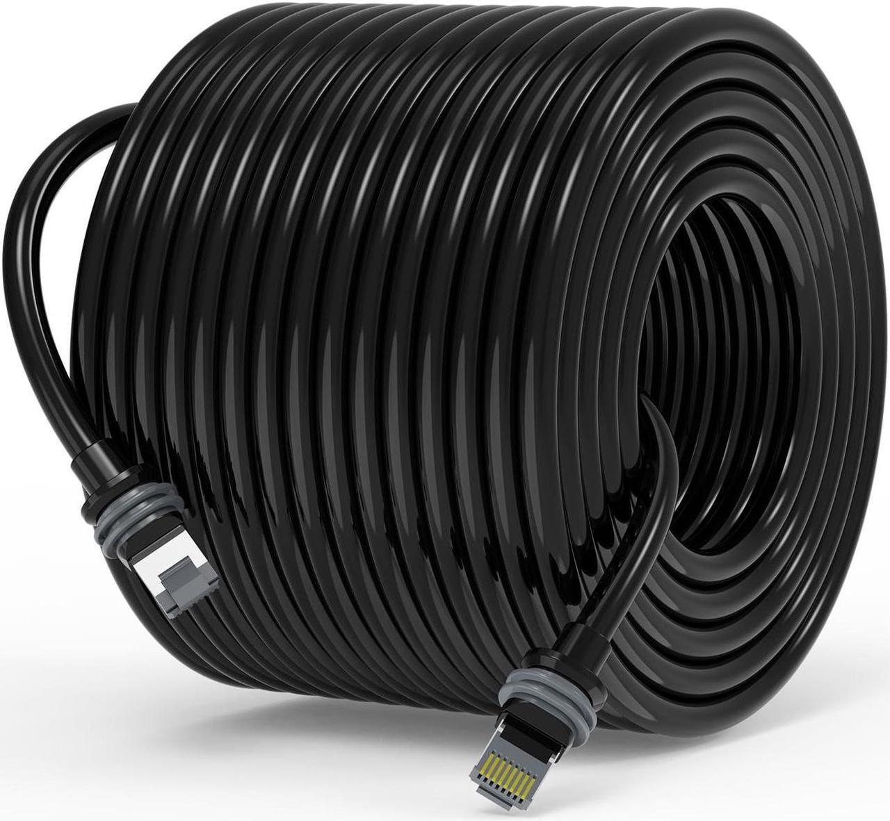 Fanktoo 131.2FT/ 40M Starlink Gen 3 Cable for Star Link Generation 3 V3/ Mini, Replacement Extension Starlink Ethernet Cable Waterproof (Black) - DRC 1 | +254100720022 Fanktoo 131.2FT/ 40M Starlink Gen 3 Cable for Star Link Generation 3 V3/ Mini, Replacement Extension Starlink Ethernet Cable Waterproof (Black) - DRC