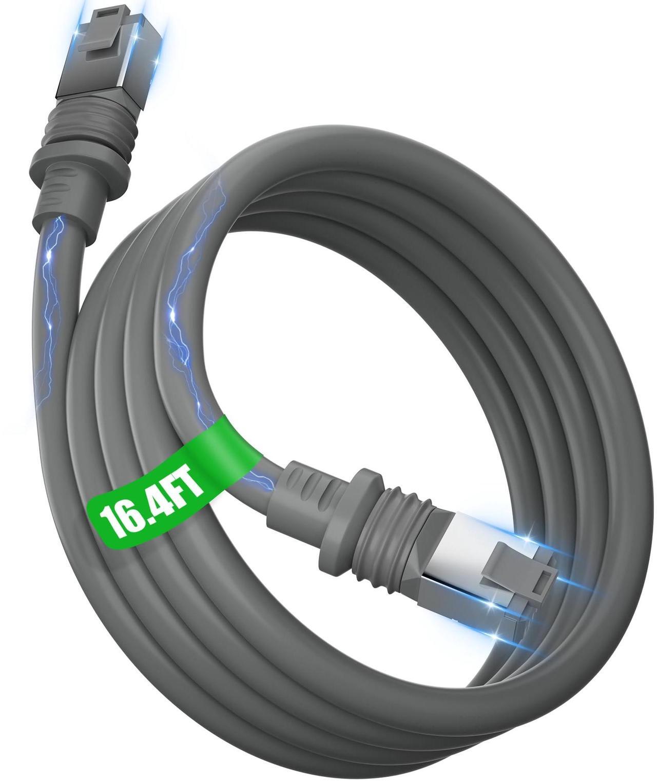 MEIPEK Starlink Gen 3 Cable 16.4FT 5M for Starlink Generation 3, High Speed Replacement Extension Waterproof Ethernet Cable for Starlink V3, Gray - DRC 1 | +254100720022 MEIPEK Starlink Gen 3 Cable 16.4FT 5M for Starlink Generation 3, High Speed Replacement Extension Waterproof Ethernet Cable for Starlink V3, Gray - DRC