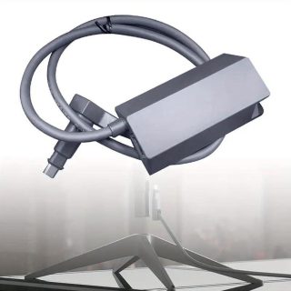Starlink Ethernet Adapter for Starlink Rectangular Disk Satellite Internet V2, Starlink to RJ45 Gigabit Ethernet Adapter for Fast and Stable Network Connection, for Starlink Boot Gen 2, Black