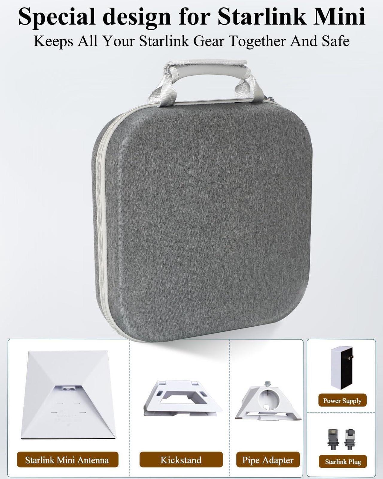 AstroniSync Starlink Mini Case, Starlink Mini Travel Case, Shockproof, Water-Resistant, and Dustproof Storage with Customizable Interior (Gray) - DRC 2 | +254100720022 AstroniSync Starlink Mini Case, Starlink Mini Travel Case, Shockproof, Water-Resistant, and Dustproof Storage with Customizable Interior (Gray) - DRC - Image 2
