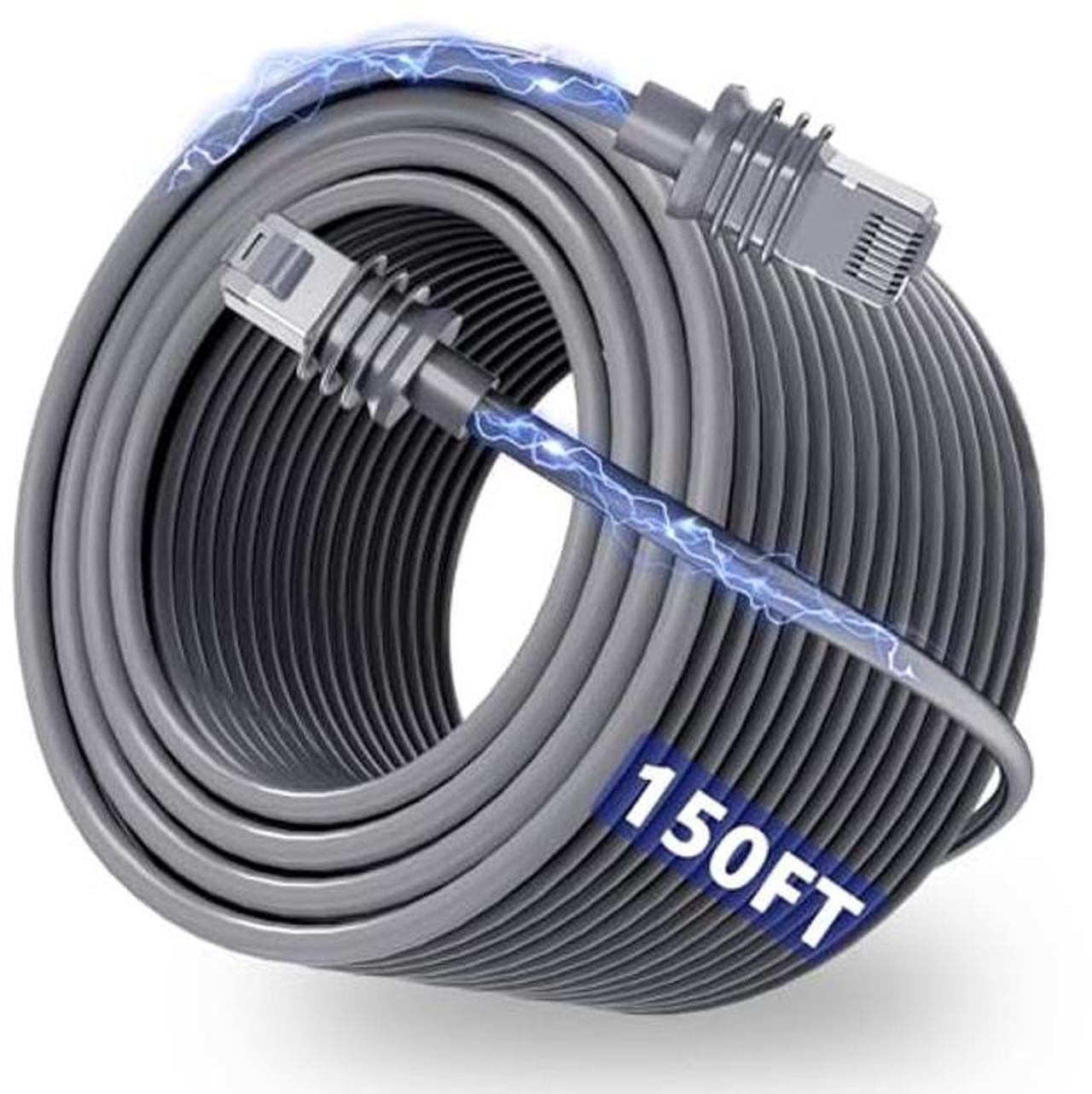 WAWINY Standard Starlink Gen 3 Cable 150FT/46M, Starlink Cable Gen 3 Replacement, Durable Waterproof V3 Cable for Rectangular Starlink Satellite, Ethernet Extension Cable - Grey - DRC 1 | +254100720022 WAWINY Standard Starlink Gen 3 Cable 150FT/46M, Starlink Cable Gen 3 Replacement, Durable Waterproof V3 Cable for Rectangular Starlink Satellite, Ethernet Extension Cable - Grey - DRC