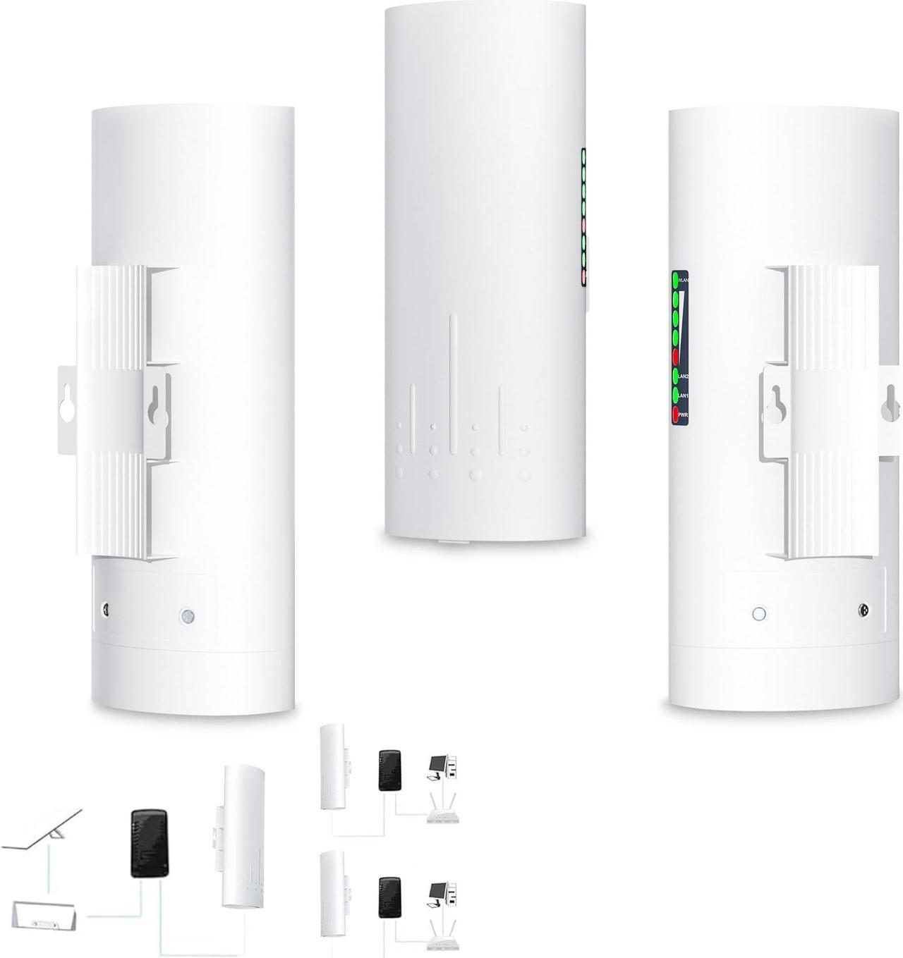 Point to Multipoint Outdoor Starlink Internet Long Range Wireless Bridge for Starlink Gen 3 Router, Starlink WiFi Extender, IP65 Waterproof, 5.8GHz 100Mbps 3 KM with 16dBi High Gain Antenna(3Pack) 1 | +254100720022 Point to Multipoint Outdoor Starlink Internet Long Range Wireless Bridge for Starlink Gen 3 Router, Starlink WiFi Extender, IP65 Waterproof, 5.8GHz 100Mbps 3 KM with 16dBi High Gain Antenna(3Pack)