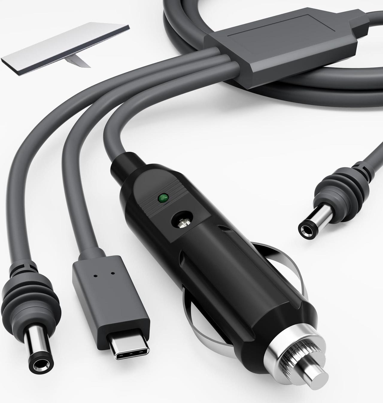 RVMARINEPAT Starlink Mini Power Cable 10FT, 3-in-1 USB-C to DC Car Power Cord, Cigarette Lighter Adapter Cable 100W 12-24V Waterproof Barrel Jack for Starlink Mini - DRC 1 | +254100720022 RVMARINEPAT Starlink Mini Power Cable 10FT, 3-in-1 USB-C to DC Car Power Cord, Cigarette Lighter Adapter Cable 100W 12-24V Waterproof Barrel Jack for Starlink Mini - DRC