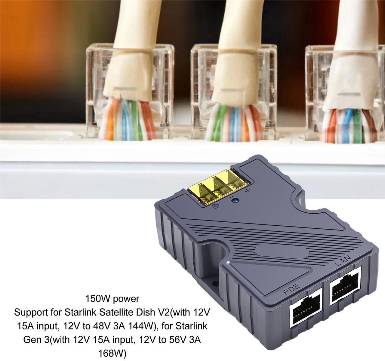 Denash 150W GigE PoE Injector for Dishy V2 Gen 3 with 10 100 1000Mb s Network Speed, Suge & ESD , DC48 57V Input, Denashzv1gh0eo42 - DRC 2 | +254100720022 Denash 150W GigE PoE Injector for Dishy V2 Gen 3 with 10 100 1000Mb s Network Speed, Suge & ESD , DC48 57V Input, Denashzv1gh0eo42 - DRC - Image 2