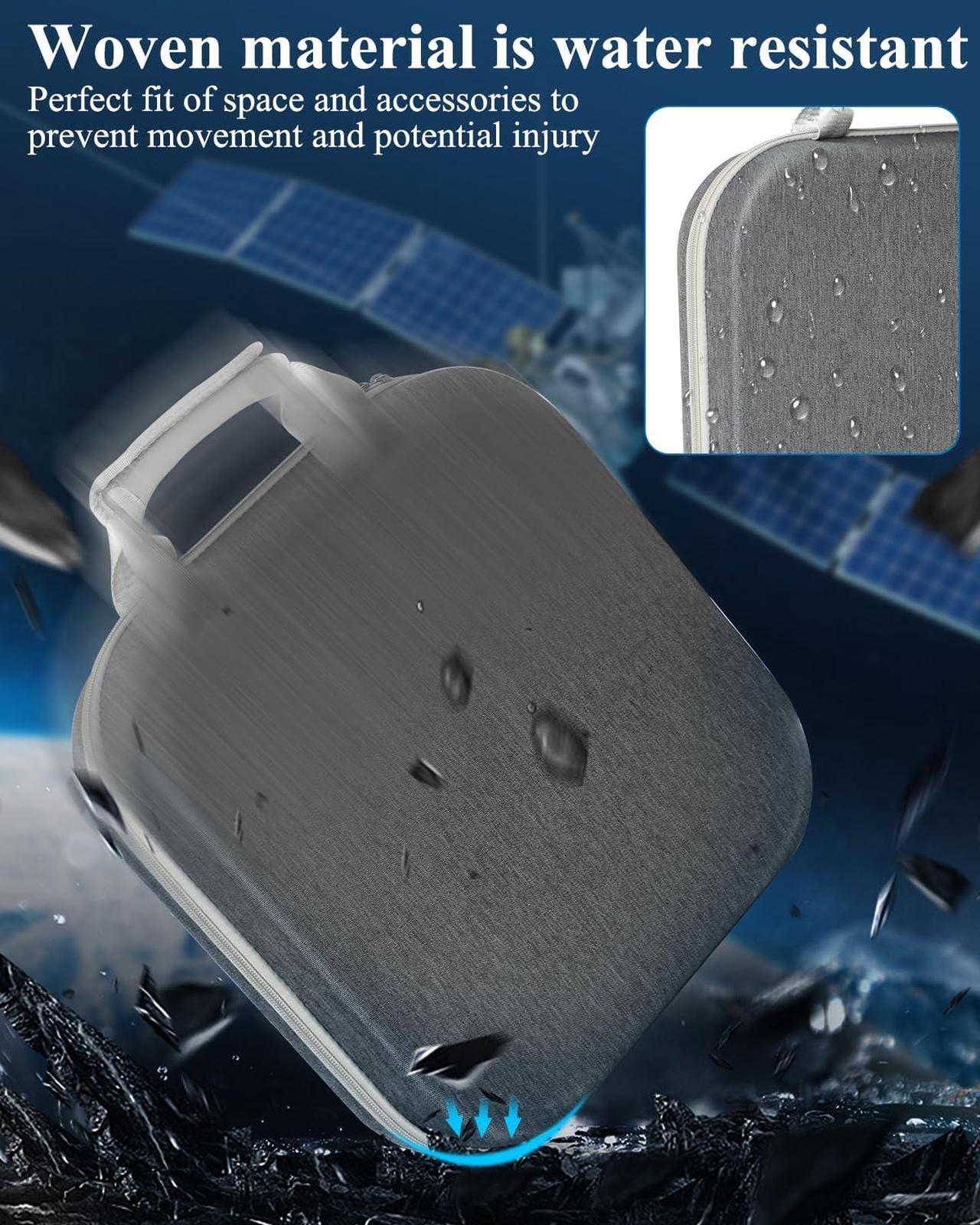 LuxiSync Starlink Mini Carry Case - Outdoor Travel Case for Standard Starlink Mini Accessories, Large Capacity, Semi-Rigid EVA Protection - DRC 4 | +254100720022 LuxiSync Starlink Mini Carry Case - Outdoor Travel Case for Standard Starlink Mini Accessories, Large Capacity, Semi-Rigid EVA Protection - DRC - Image 4