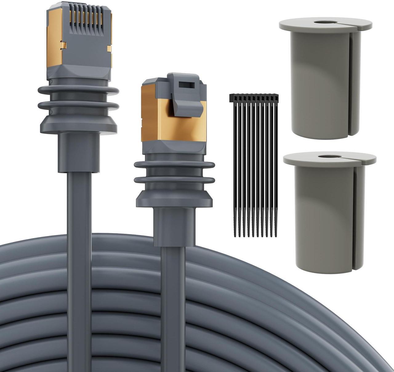 EAZUSE Starlink Gen 3 Cable, 150FT Ethernet Cable for Gen 3 Starlink Standard + Starlink Ethernet Adapter Gen 3/Mini, Starlink Mini Cable Extension to RJ45 Coupler - DRC 2 | +254100720022 EAZUSE Starlink Gen 3 Cable, 150FT Ethernet Cable for Gen 3 Starlink Standard + Starlink Ethernet Adapter Gen 3/Mini, Starlink Mini Cable Extension to RJ45 Coupler - DRC - Image 2