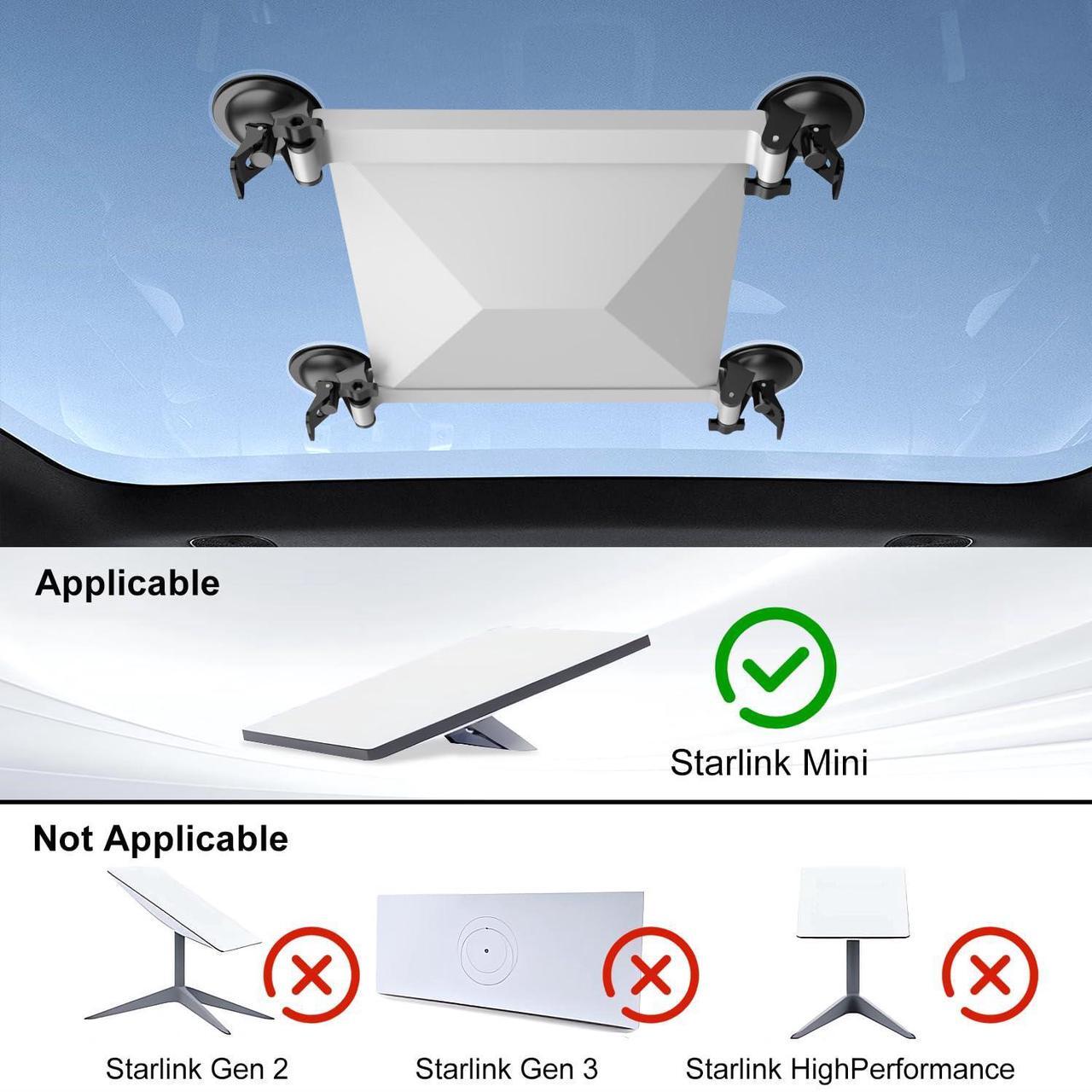BlueAmp Car Suction Cup Mount for Starlink Mini, Vehicle Sunroof and Rear Window Bracket for Starlink Mini, Powerful Suction Cups Design for Car, RV, Boat, Truck Glass - DRC 3 | +254100720022 BlueAmp Car Suction Cup Mount for Starlink Mini, Vehicle Sunroof and Rear Window Bracket for Starlink Mini, Powerful Suction Cups Design for Car, RV, Boat, Truck Glass - DRC - Image 3