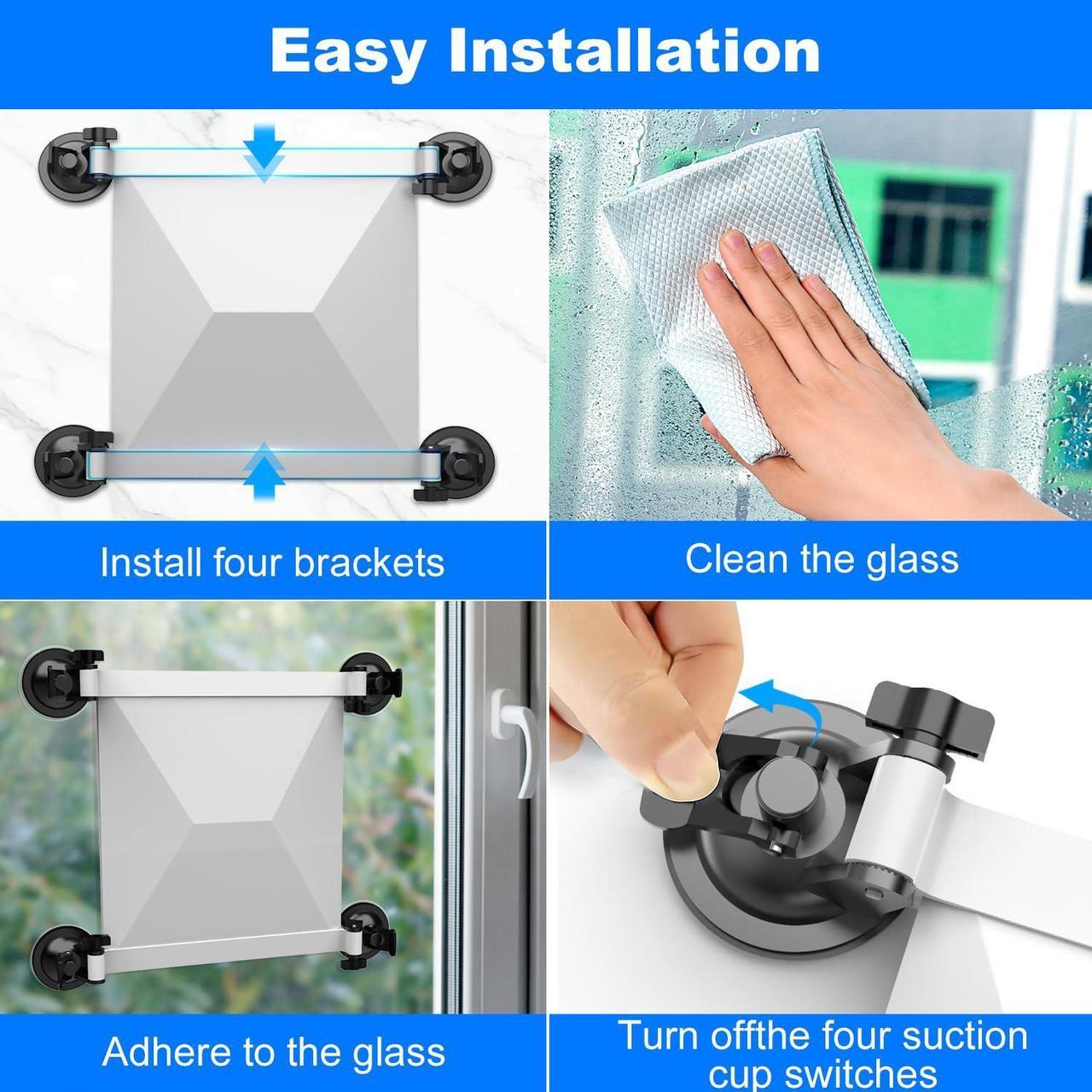 BlueAmp Car Suction Cup Mount for Starlink Mini, Vehicle Sunroof and Rear Window Bracket for Starlink Mini, Powerful Suction Cups Design for Car, RV, Boat, Truck Glass - DRC 4 | +254100720022 BlueAmp Car Suction Cup Mount for Starlink Mini, Vehicle Sunroof and Rear Window Bracket for Starlink Mini, Powerful Suction Cups Design for Car, RV, Boat, Truck Glass - DRC - Image 4