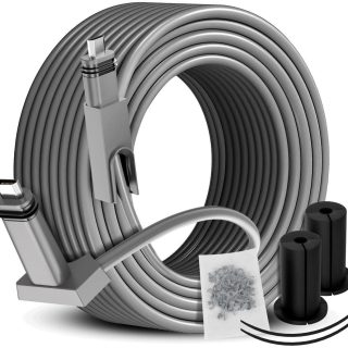 LUFECHO 2PCS Wall Grommets for Starlink Cable: Accessories Compatible with Starlink Mount for Streaming, organizing, and Protecting Cords. Feed-Through bushings for 1-inch Hole Routing kit (150FT) - DRC 34 | +254100720022 BZ6KD2504300H945Y3C | +254100720022