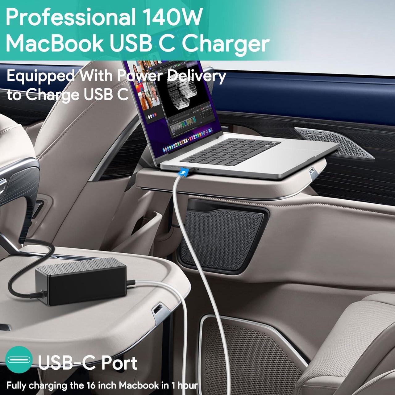 HKY 140W 135W 130W 100W 95W 90W USB-C Laptop Car Charger PD3.1 12V-24V DC Adapter for MacBook Pro 16" /MacBook Air,Dell XPS/Latitude/Precision/Chromebook,Lenovo,HP,Asus,Toshiba/Steam Deck/Tablet/Phone - DRC 4 | +254100720022 HKY 140W 135W 130W 100W 95W 90W USB-C Laptop Car Charger PD3.1 12V-24V DC Adapter for MacBook Pro 16" /MacBook Air,Dell XPS/Latitude/Precision/Chromebook,Lenovo,HP,Asus,Toshiba/Steam Deck/Tablet/Phone - DRC - Image 4