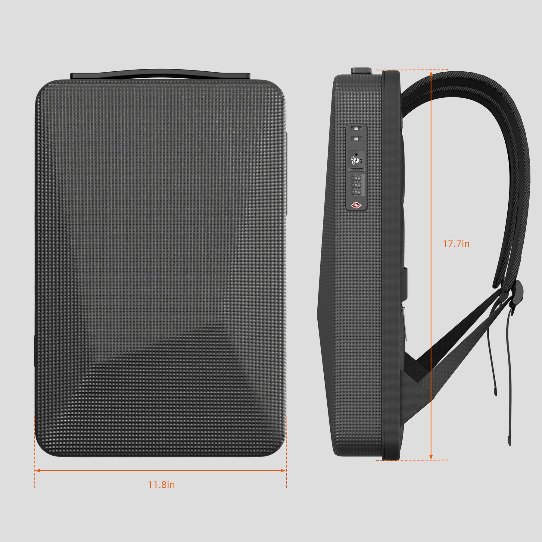 Starlink Mini Hard Shell Travel Backpack with TSA Lock & USB Charging Ports-DRC 4 | +254100720022 Starlink Mini Hard Shell Travel Backpack with TSA Lock & USB Charging Ports-DRC - Image 4