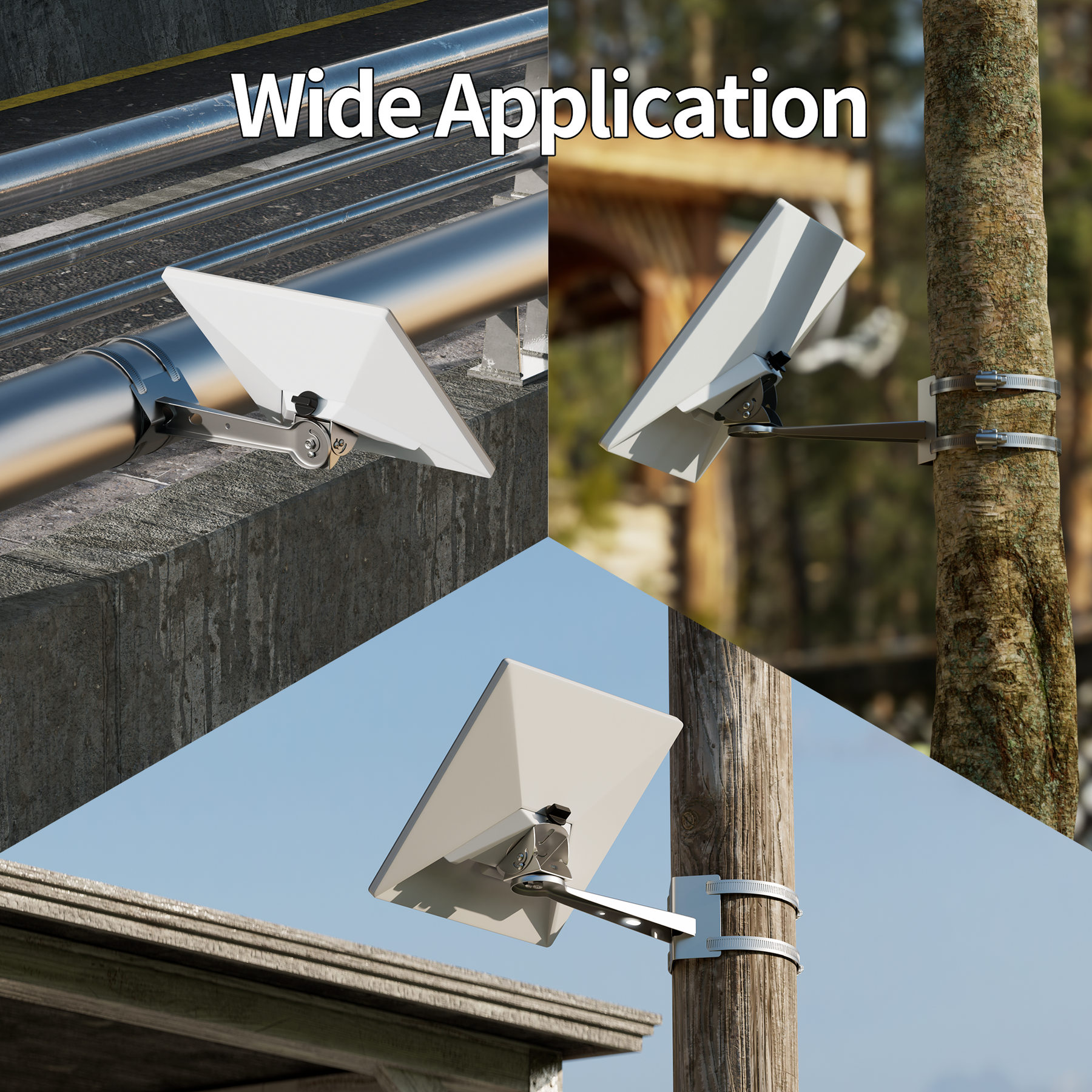 Starlink Mini Stainless Steel Pole and Beam Mount with 360? Adjustable Arm-DRC - Image 4