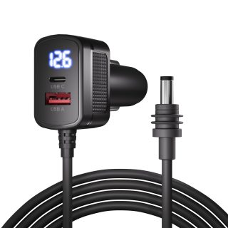 MINI DC CIG4 Starlink Mini USB A USB C DC Output Car Charger with Voltmeter 1800x1800 | +254100720022