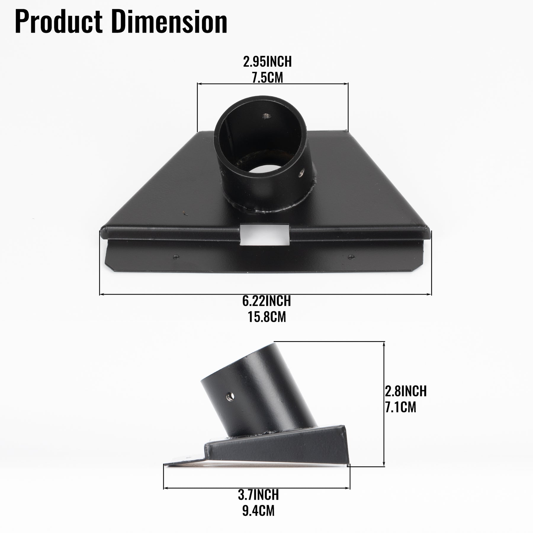 Starlink Mini Metal Pipe Adapter Pole Mount for Up to 1.54" Poles-DRC 2 | +254100720022 Starlink Mini Metal Pipe Adapter Pole Mount for Up to 1.54" Poles-DRC - Image 2