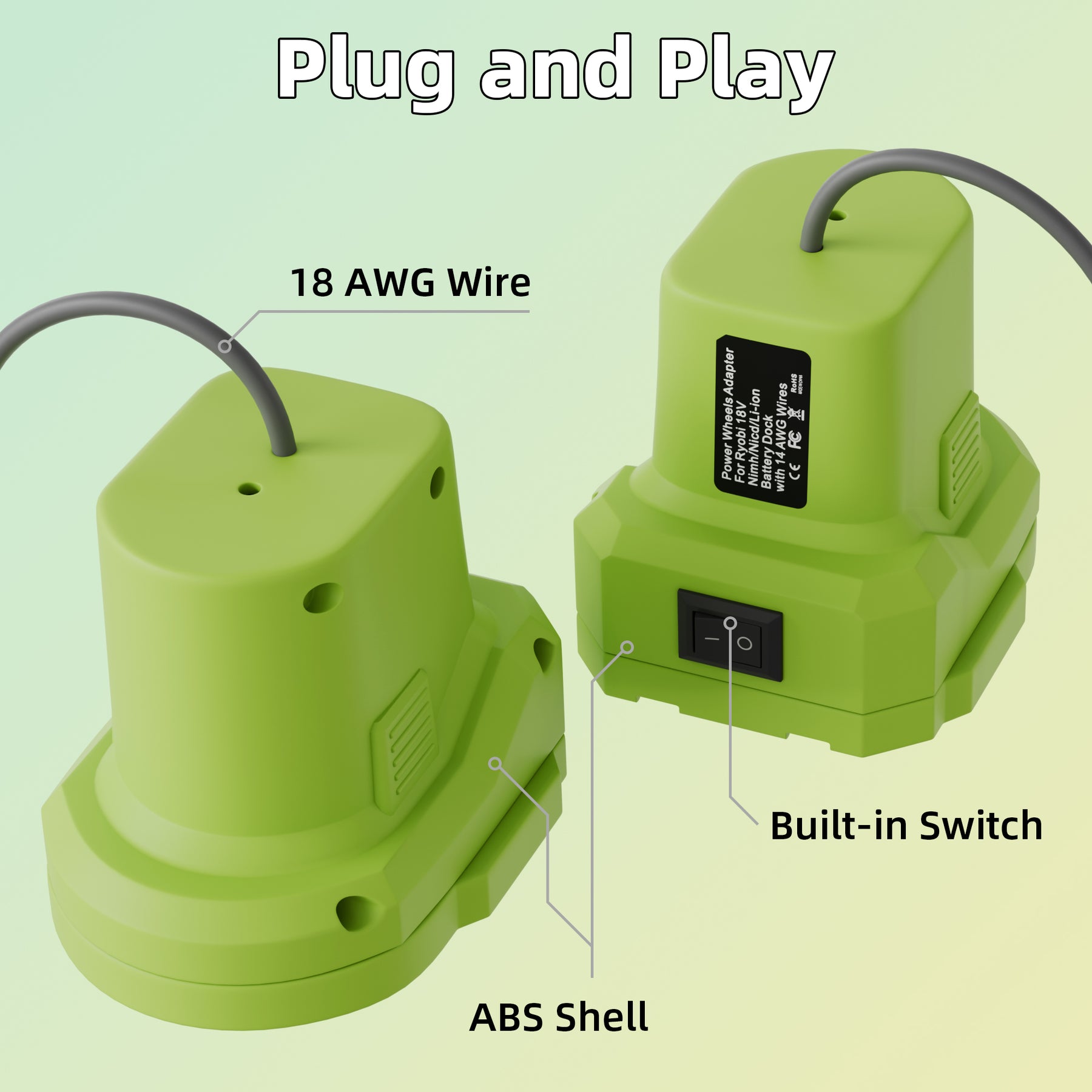 Starlink Mini DC Power Cable with Ryobi 18V Battery Adapter - 3.28FT/1M-DRC 2 | +254100720022 Starlink Mini DC Power Cable with Ryobi 18V Battery Adapter - 3.28FT/1M-DRC - Image 2
